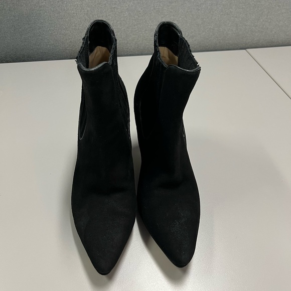 Cole Haan Nike Air Heels Pointed Toe Suede Boots Size 7.5 - Picture 4 of 13